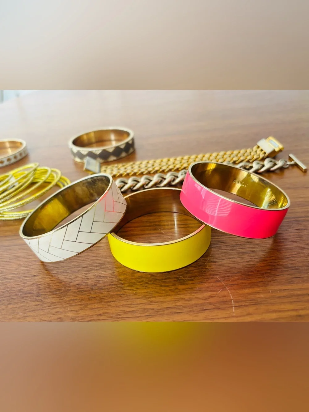 (8) pc Bracelet Bundle Kate spade j crew Victoria's Secret house of Harlow - Picture 5 of 8